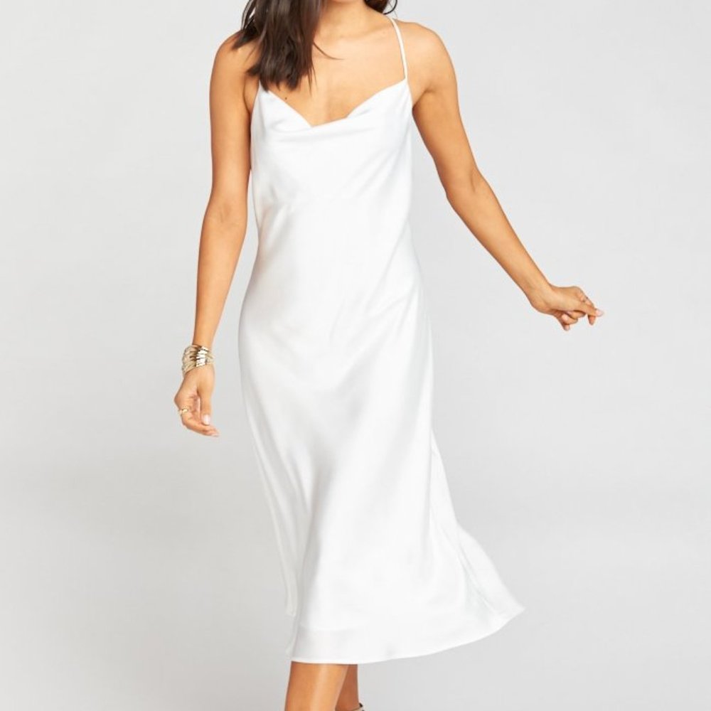 Show Me Your Mumu Verona Cowl Midi Dress